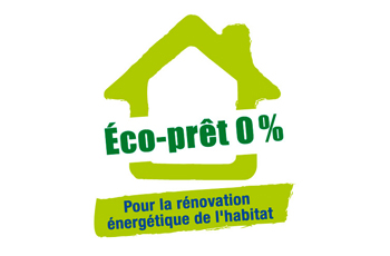 Logo eco-pret à taux zéro PTZ poêles à granulés
