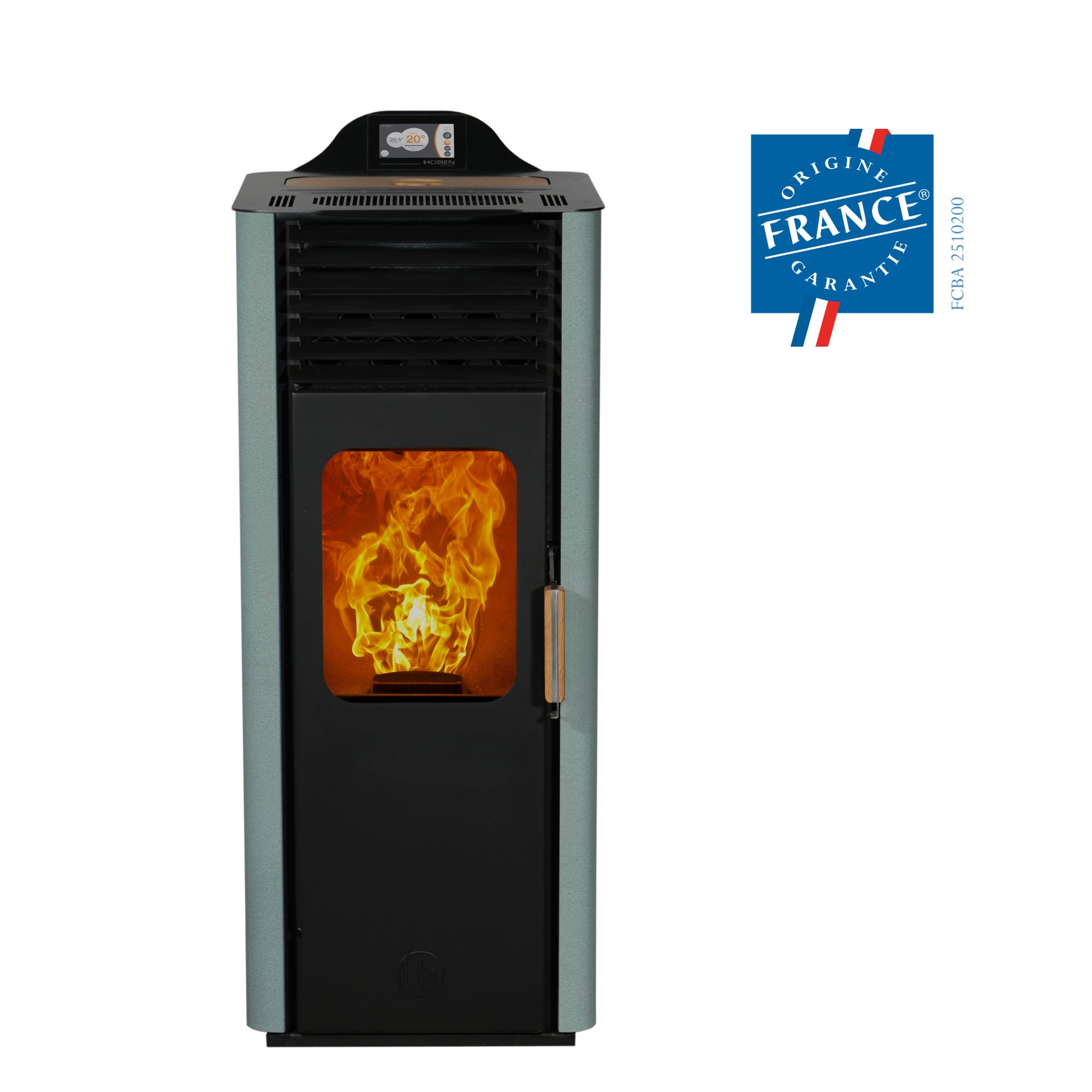 poêle à granulés étanche HOBEN fabriqué en France, H5 Classic
